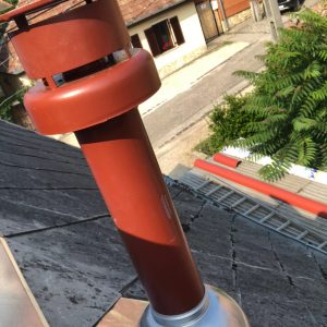 égéstermék elvezető